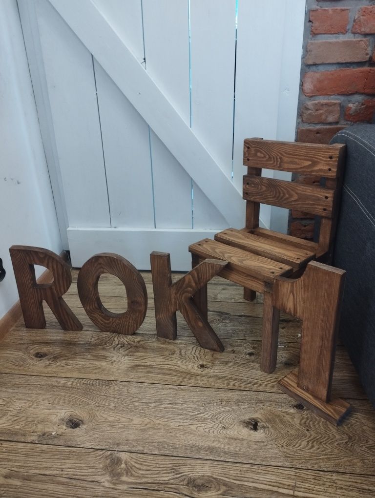 Cyfra do sesji w kolorze brązowym