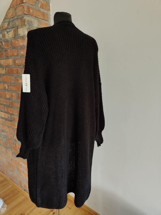 Kardigan,  długi sweter oversize