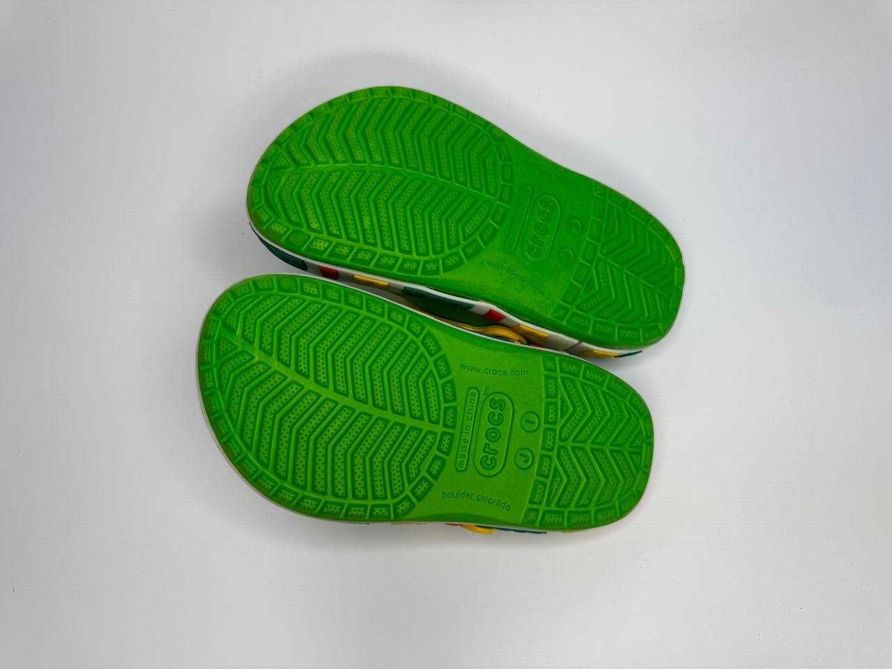 Crocs Lego kids Green Крокси дитячі J1 31-32 р, J2 33 р Уцінка! №10106