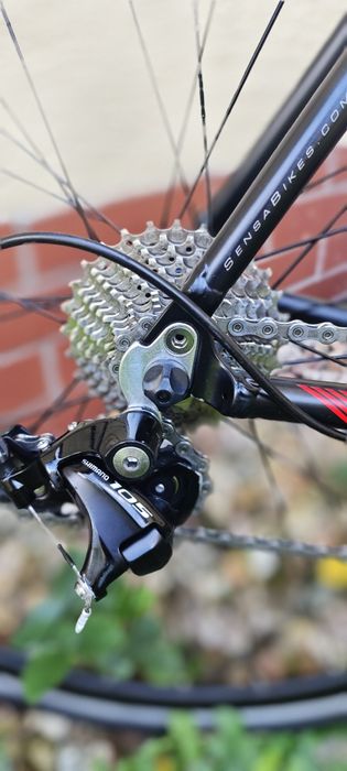 Rower szosowy Sensa Umbria Alu carbon Shimano 105 11s 56cm stan ideał