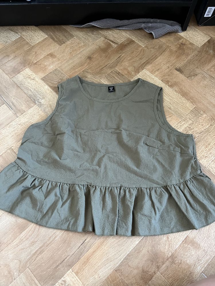 Top z baskinka khaki