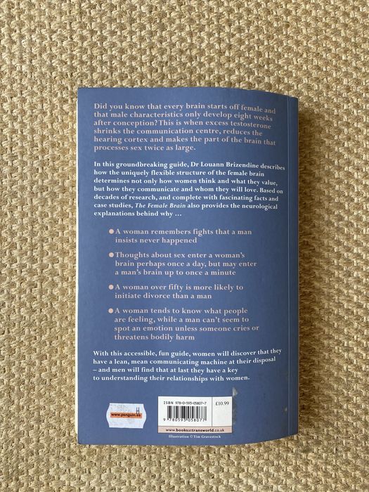 The female brain by Louann Brizendine,M.D.,Livro como novo