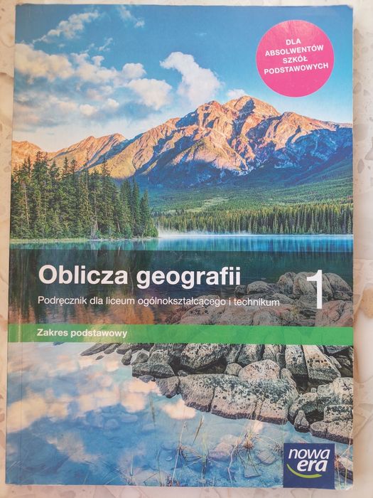 podręcznik książka oblicza geografii 1 nowa era liceum technikum