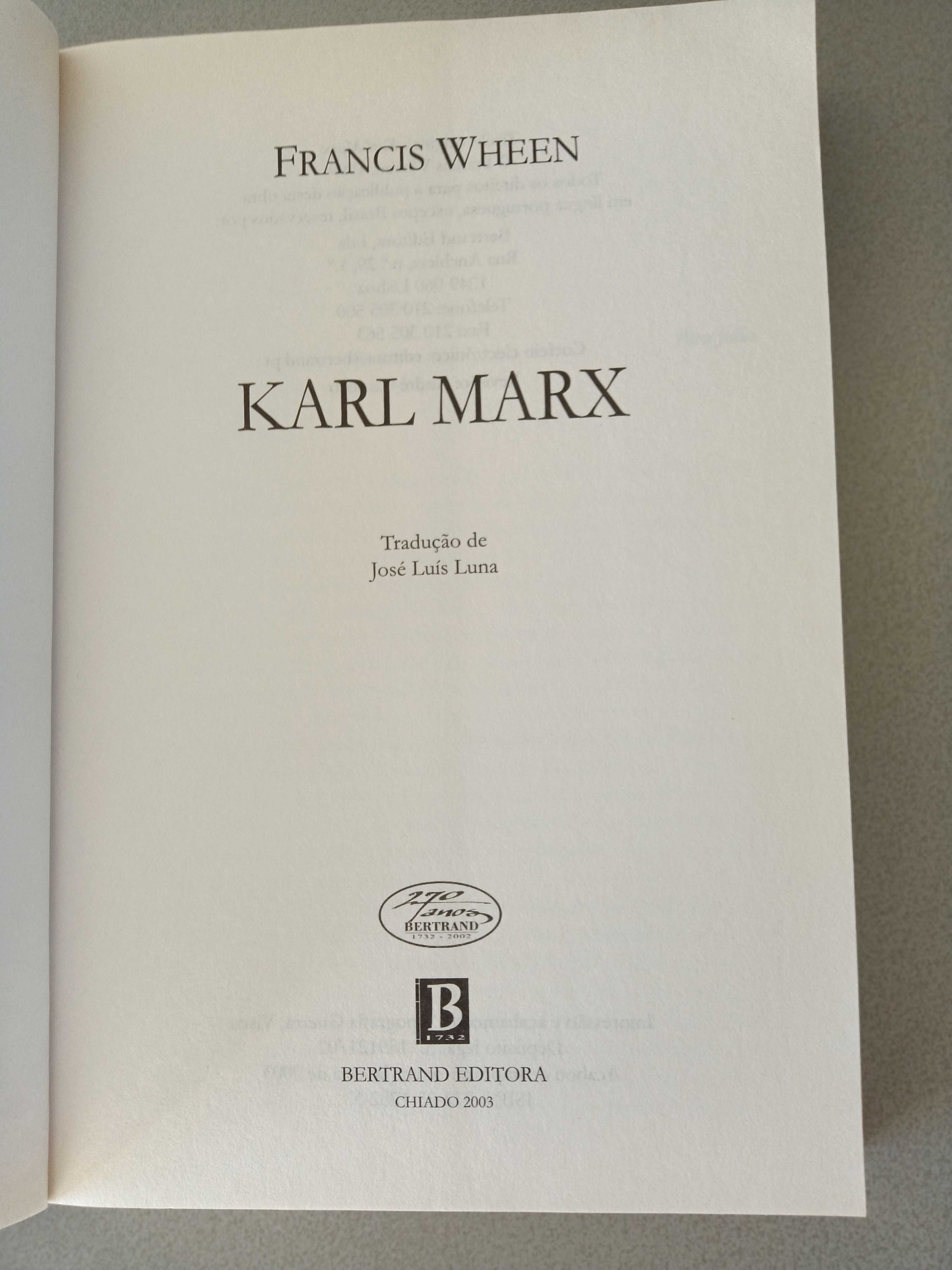 Karl Mark (Biografia) de Francis Whenn