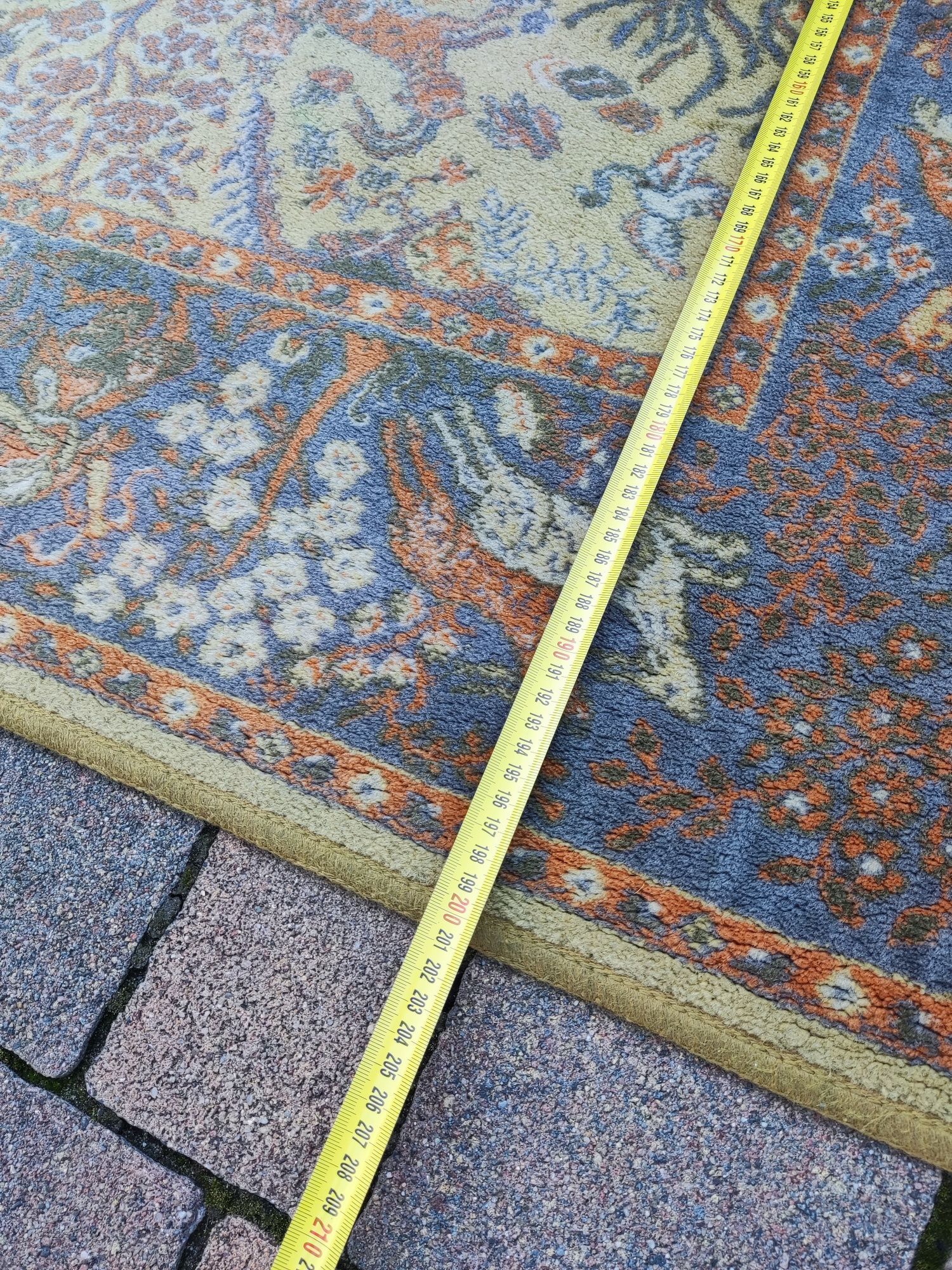 wełniany dywan 200x125 cm