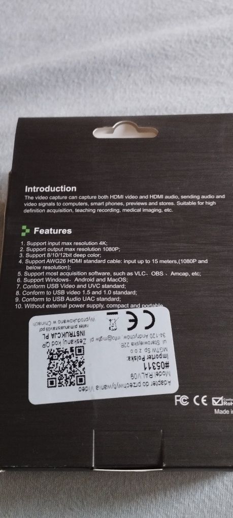 Hdmi Grabber Przechwytywanie sygnalu HDMI