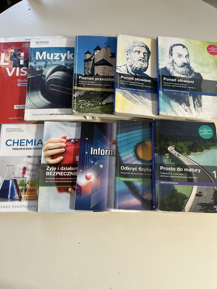 Podręczniki do 1 klasy Liceum