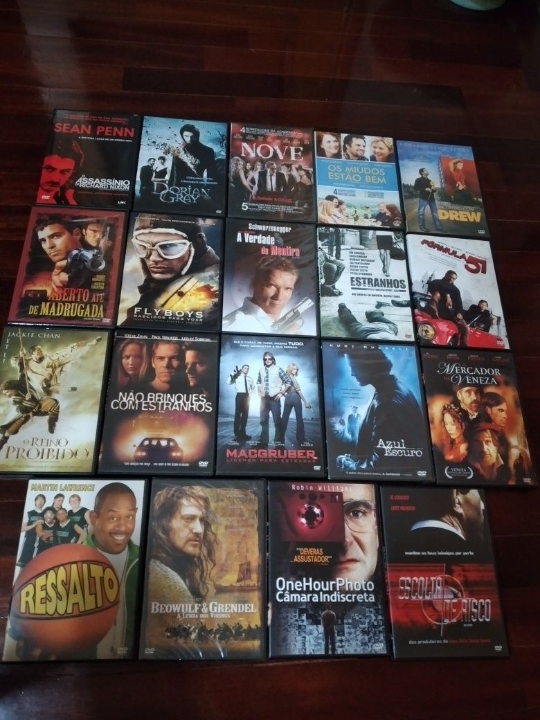 DVD's de filmes variados