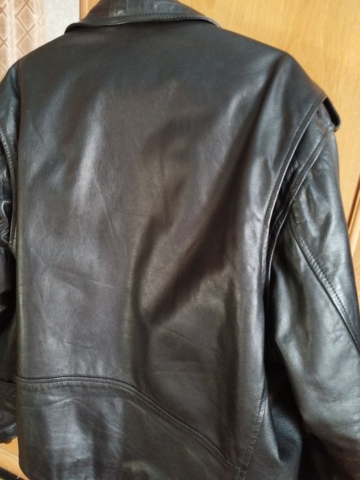 Чоловіча куртка косуха шкіряна