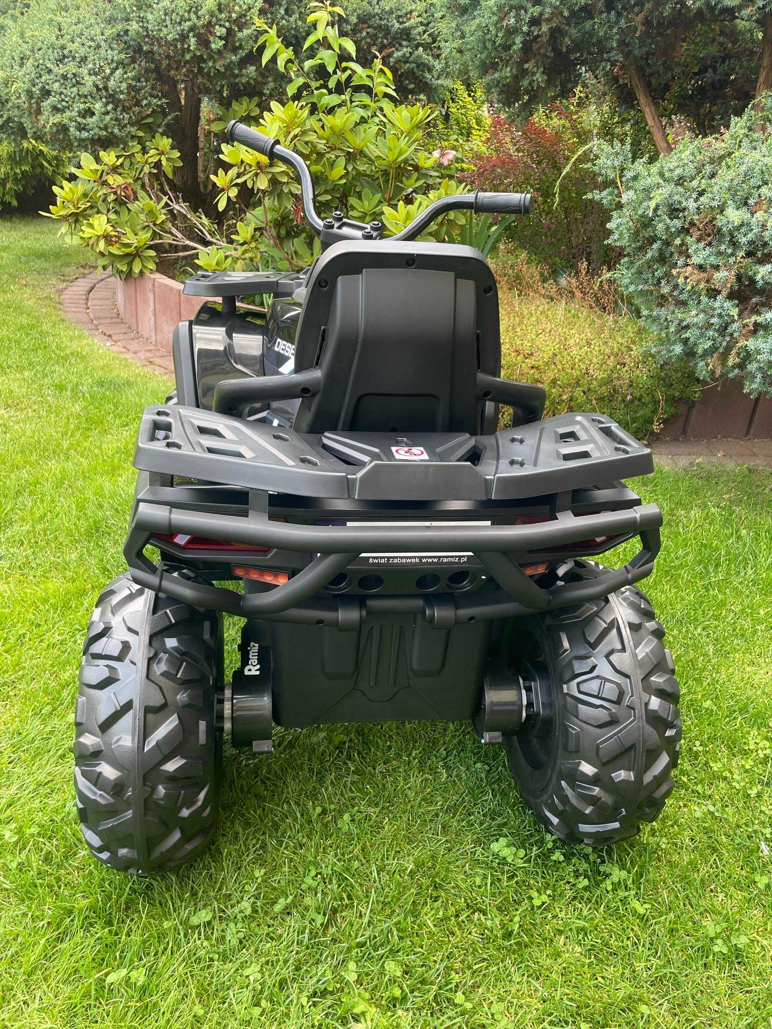 NOWY DUŻY Quad na Akumulator XMX607 4x45 Wat 12V + PILOT + USB + SKÓRA