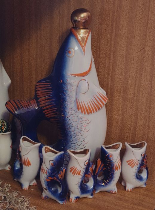 Васильковская керамика Майолика Чудо звери обливная керамика