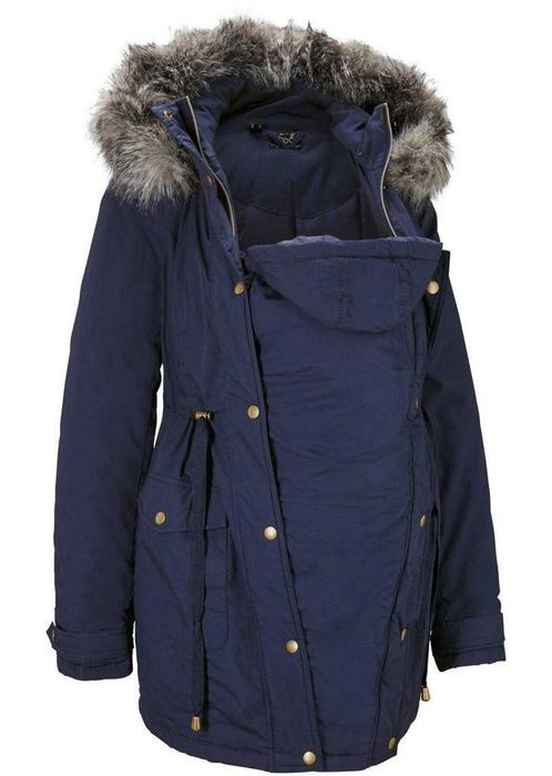 Zimowa Kurtka ciążowa + wstawka dla dzidziusia