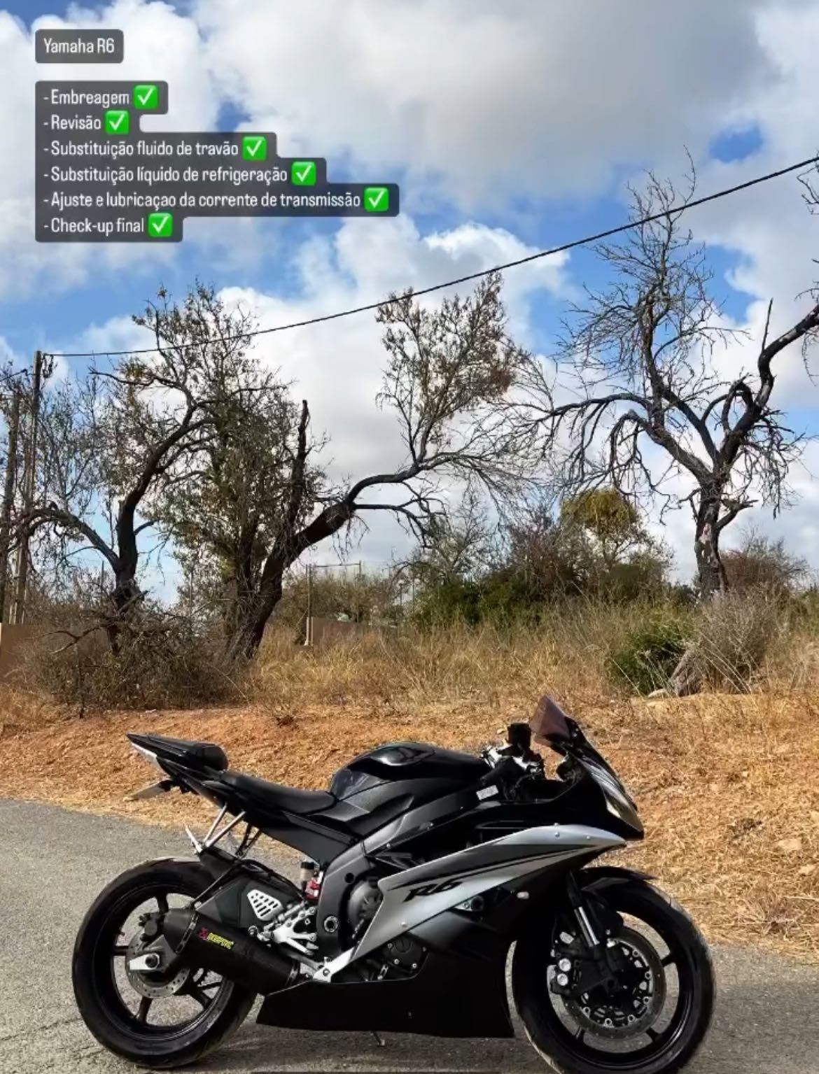 Yamaha r6 muitos extras