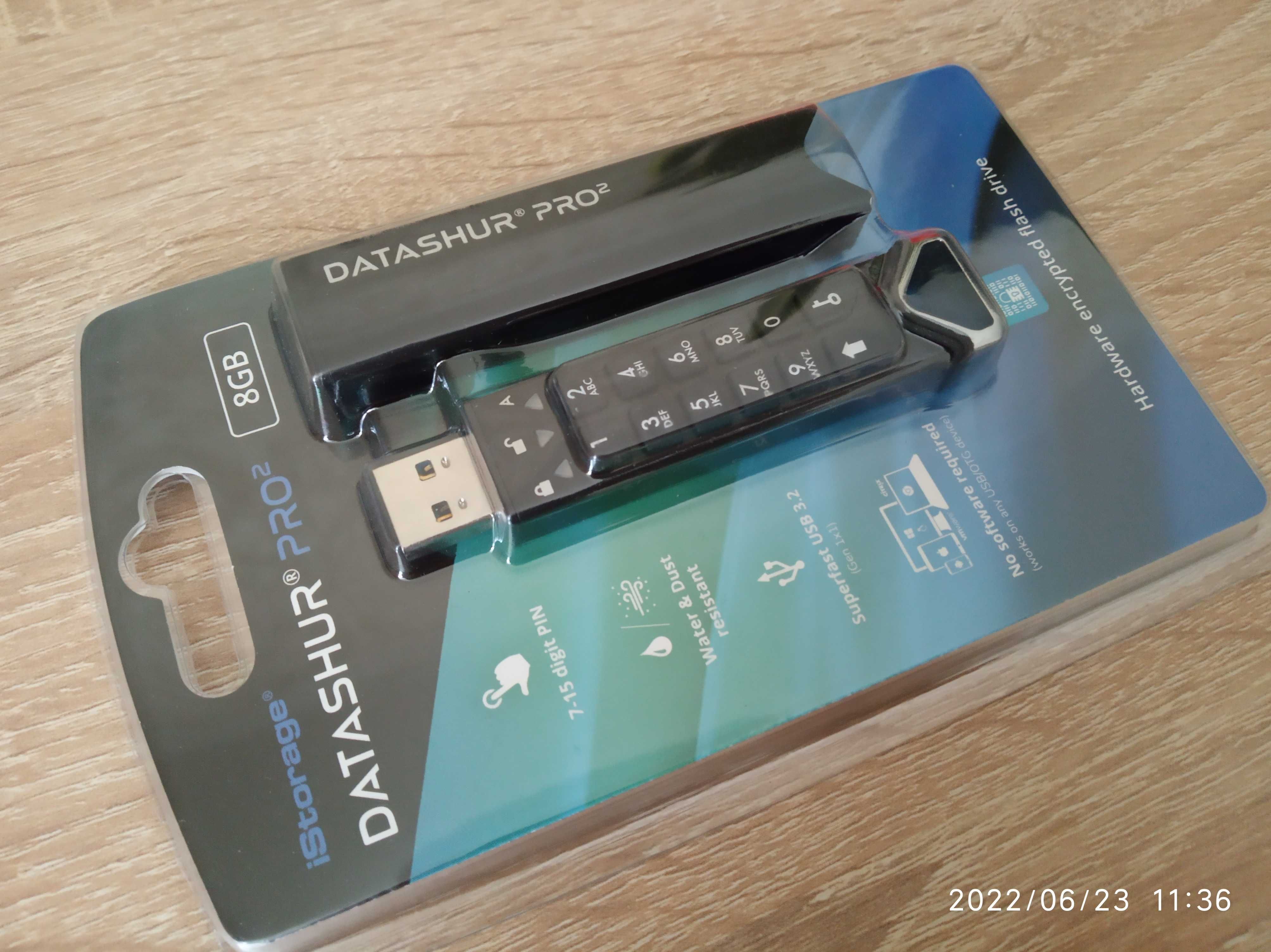 Флешка iStorage 8 GB datAshur PRO2 USB 3.2