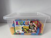 Klocki konstrukcyjne plastikowe 300 elementów