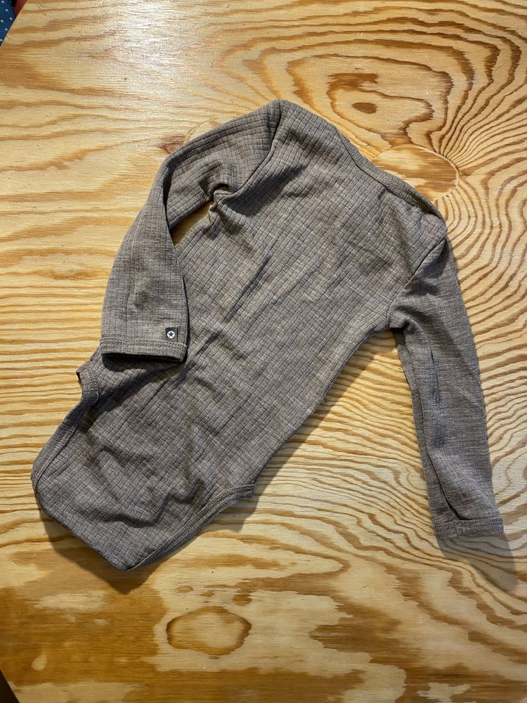 Zestaw legginsy + body 100% merino Smallstuff roz. 68