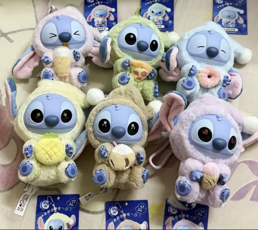 Stitch Стіч Лабубу Labubu Macaron