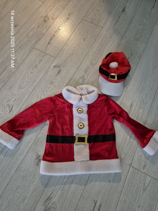 Strój mikołaja 110/116