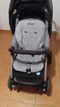 Wózek spacerowy Baby Design siwo czarny dla dziecka