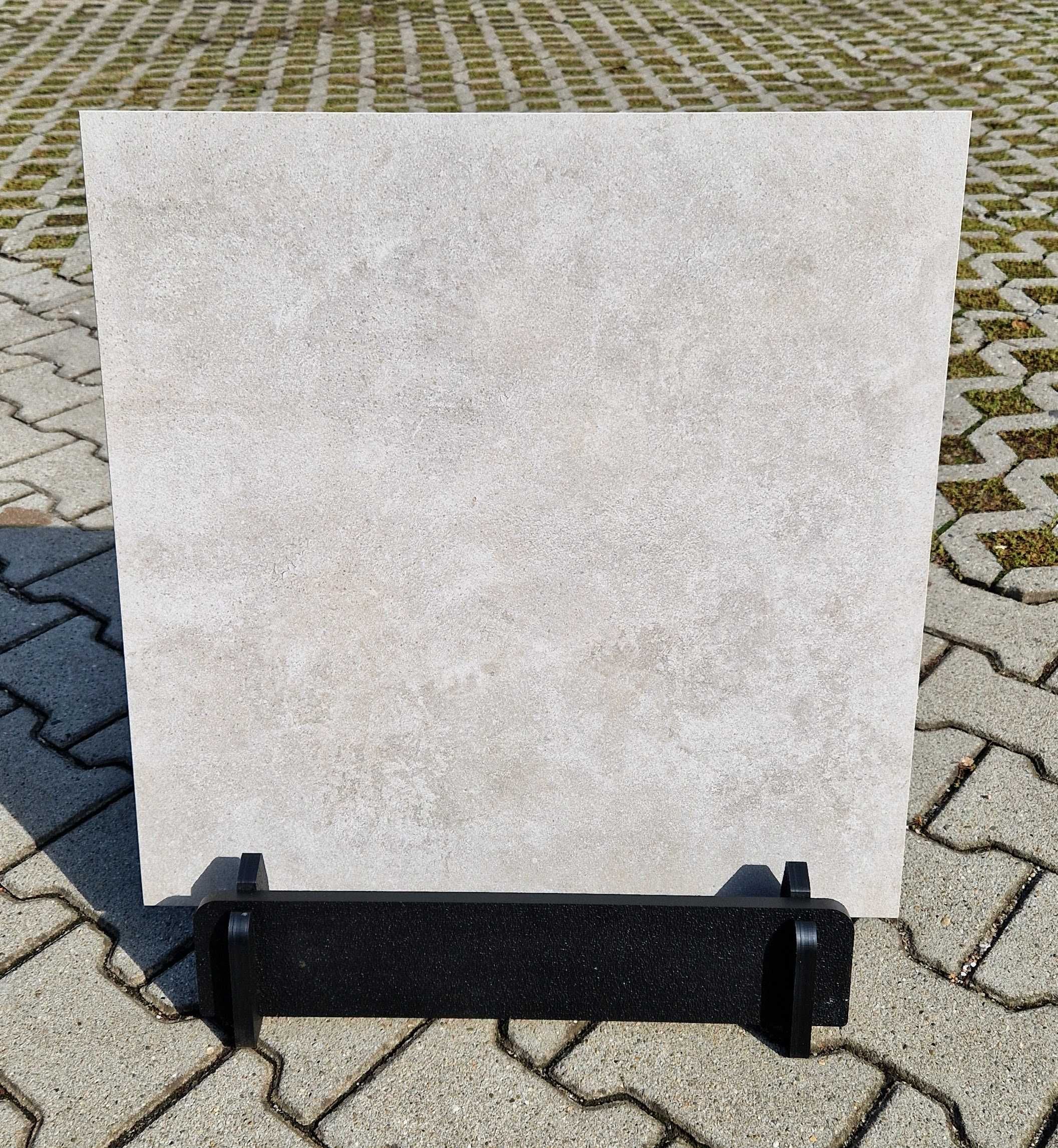 Nowoczesne płytki gresowe podłogowe matowe 60×60 Eins hellgrau g2