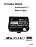 Instrukcja obsługi Bale Command sterownik komputer New Holland
