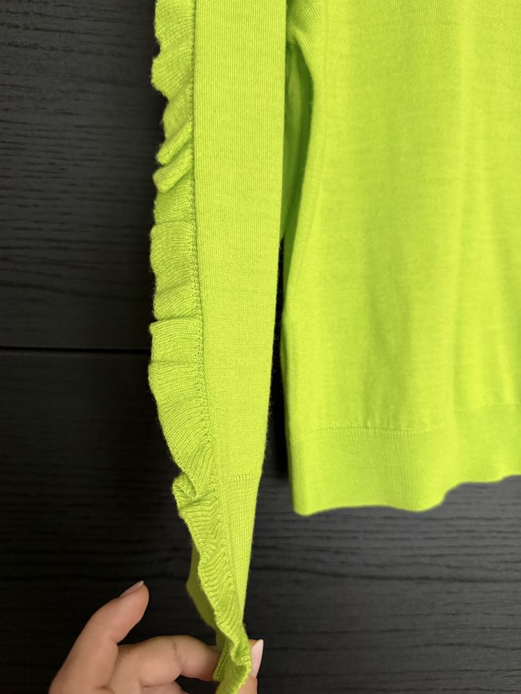 Sweter pinko S neon zieleń