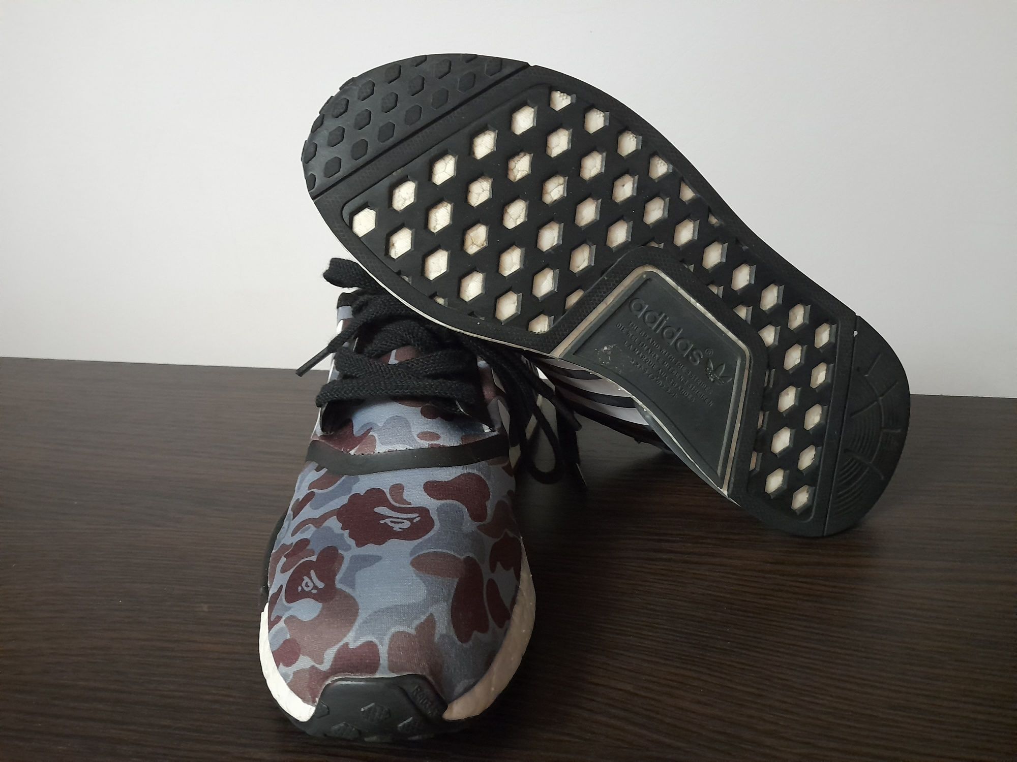 Оригинал кроссовки ADIDAS BAPE NMD_R1 унисекс 40 2/3( 25,5 см )