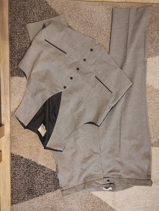 Szara marynarka komplet bonprix 62 64 nowe
