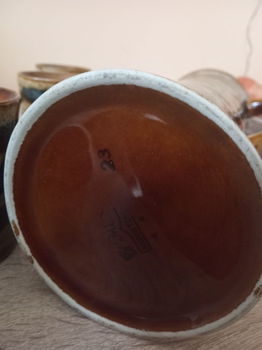 Serwis do kawy Tygrysek, ceramika Mirostowice