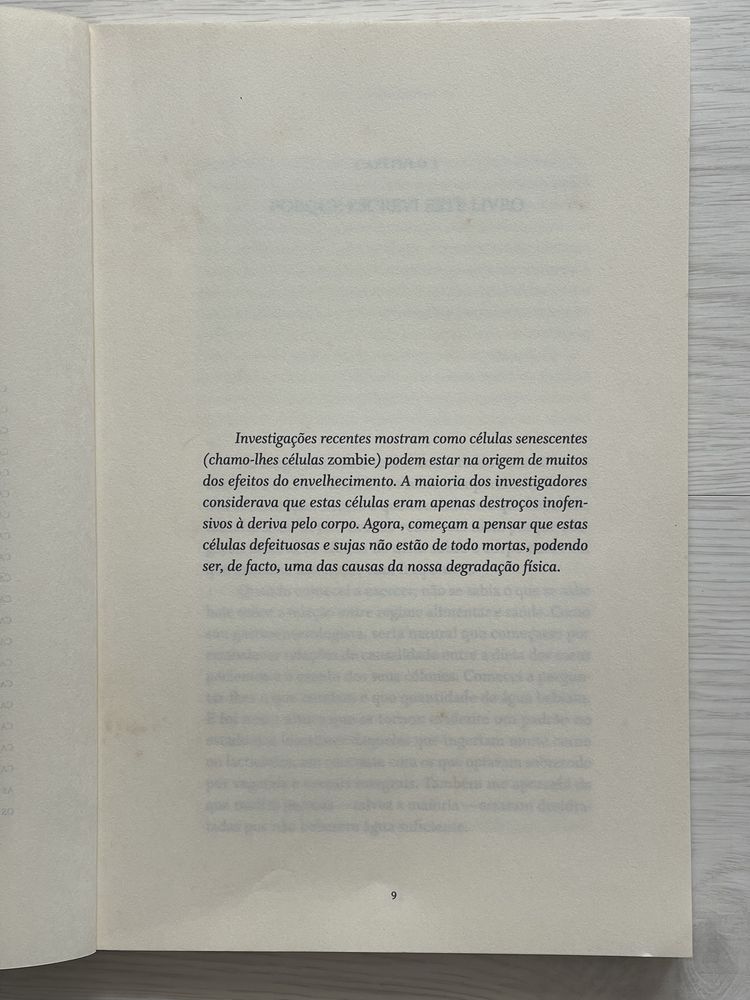 Livro “A enzima para rejuvenescer”