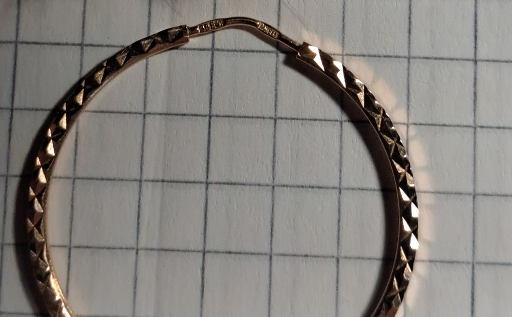 Золоті сережки 585 проби