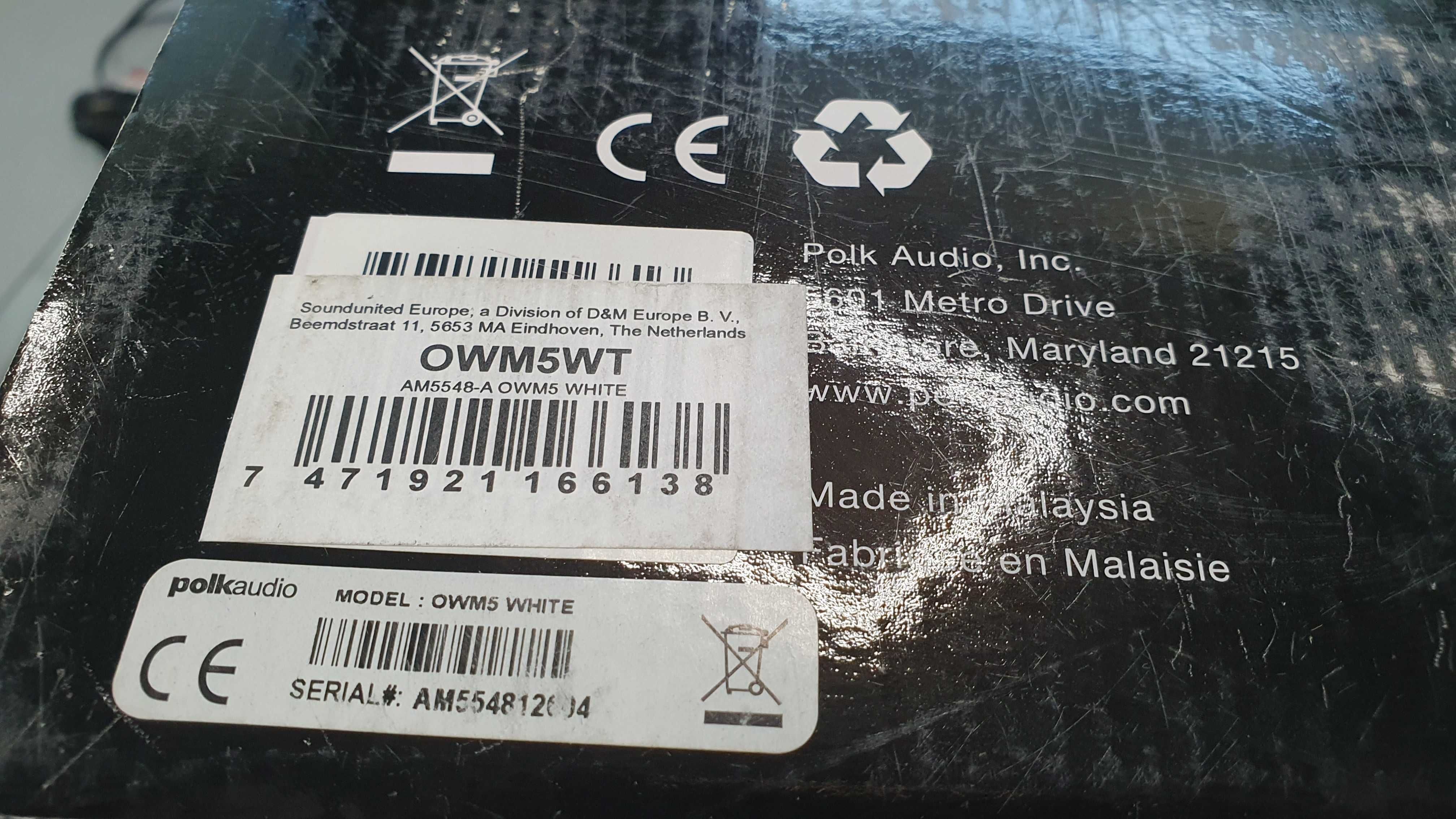 Polk Audio OWM5 White Акустическая Система