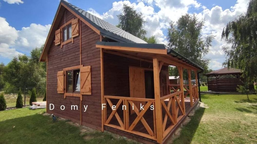 Domek Letniskowy / Całoroczny 35m2  Szkieletowy - Producent !! do 70m2