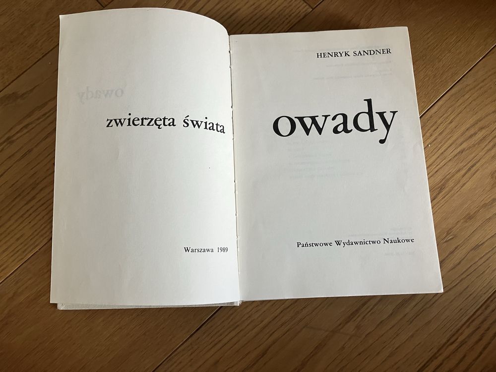 „Owady. Zwierzęta świata” Henryk Sander