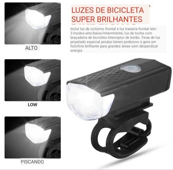 Lanterna LED bicicleta