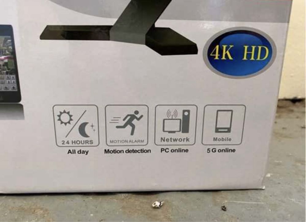 Zestw kamer, monitorig Aprika 4K