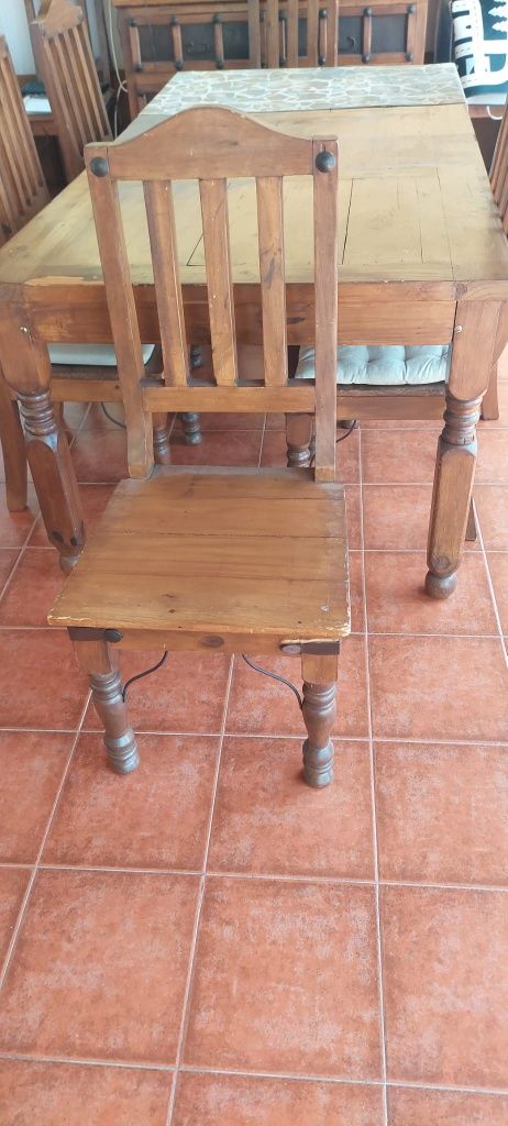 Conjunto mobília rústica