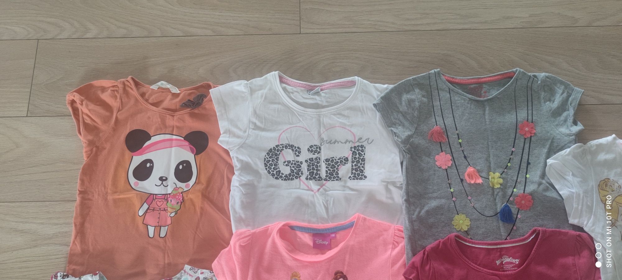 koszulk,i t-shirty dziewczęce r. 116 Hello Kitty, Miraculus