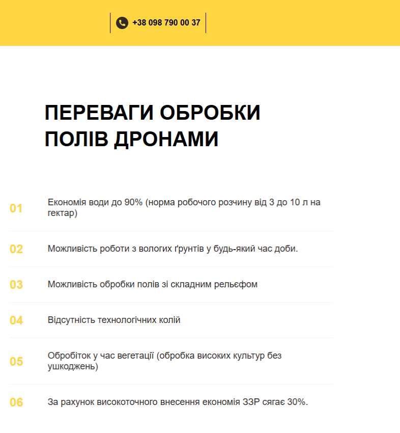 Обприскування АГРОДРОНАМИ (ззр, добрива, десикація)