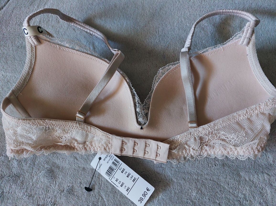 Biustonosz Intimissimi Gioia push-up bez fiszbin 80C/3C