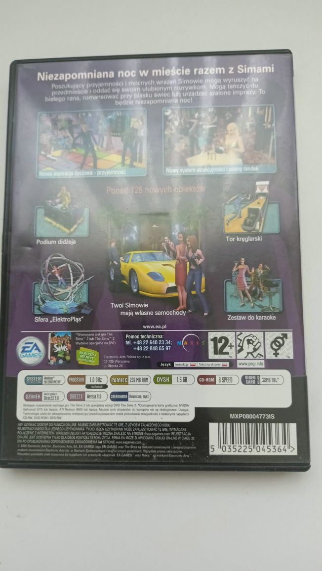The Sims 2 pc nocne zycie