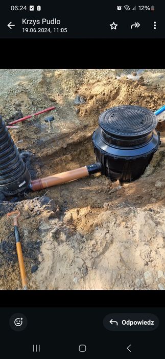 Przyłacza wodno kanalizacyjne sanitarne / zbiorniki bezodpływowe