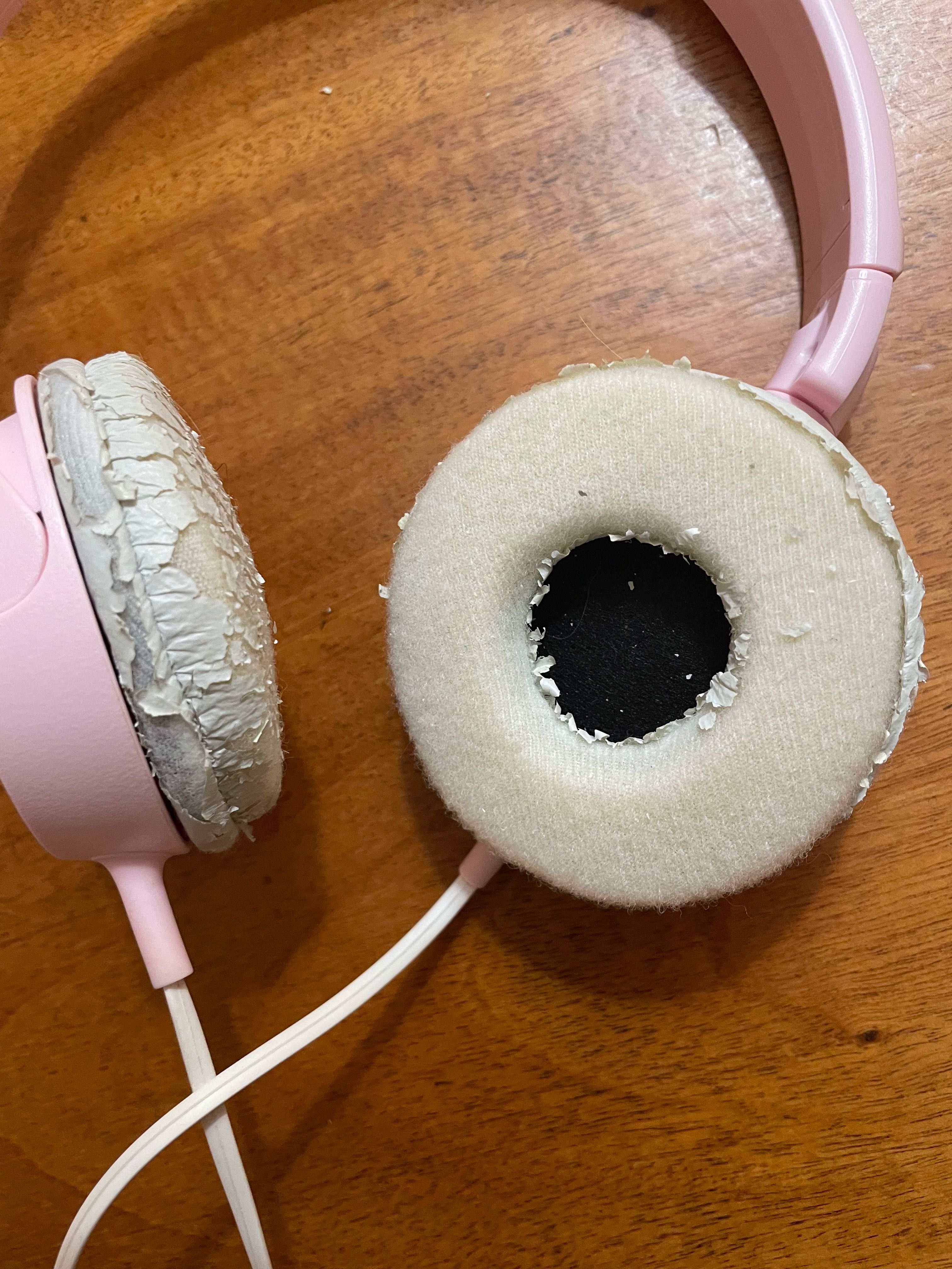Headphones Sony rosa pastel