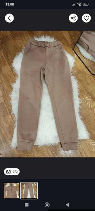 Теплый костюм для девочки