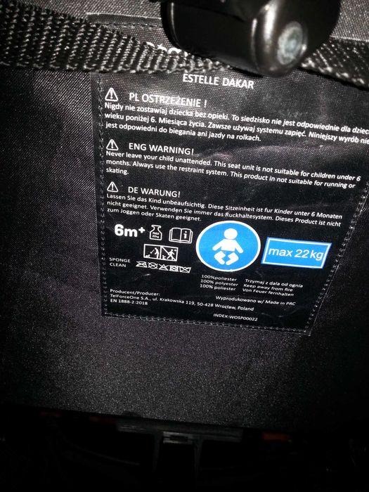 Spacerówka do 22 kg