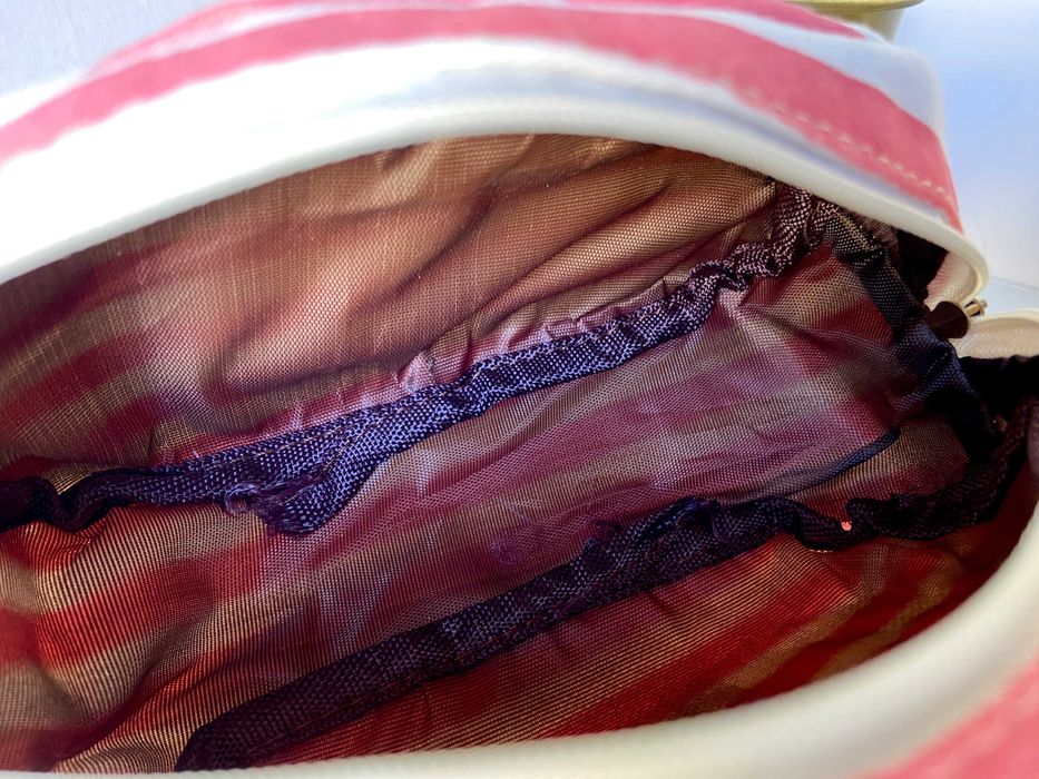 Bolsa nécessaire de algodão bege