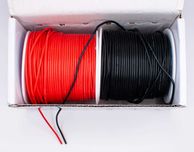 М'який силіконовий провід 26AWG в котушках червоний та чорний 2 * 50м
