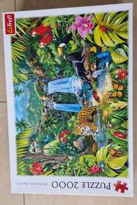 Puzzle trefl 2000 dżungla jungle