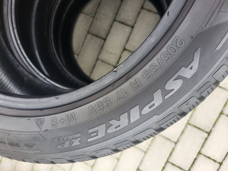 4x Opony Zimowe 205/55/17 Apollo Aspire XP Winter Bieżnik 7mm