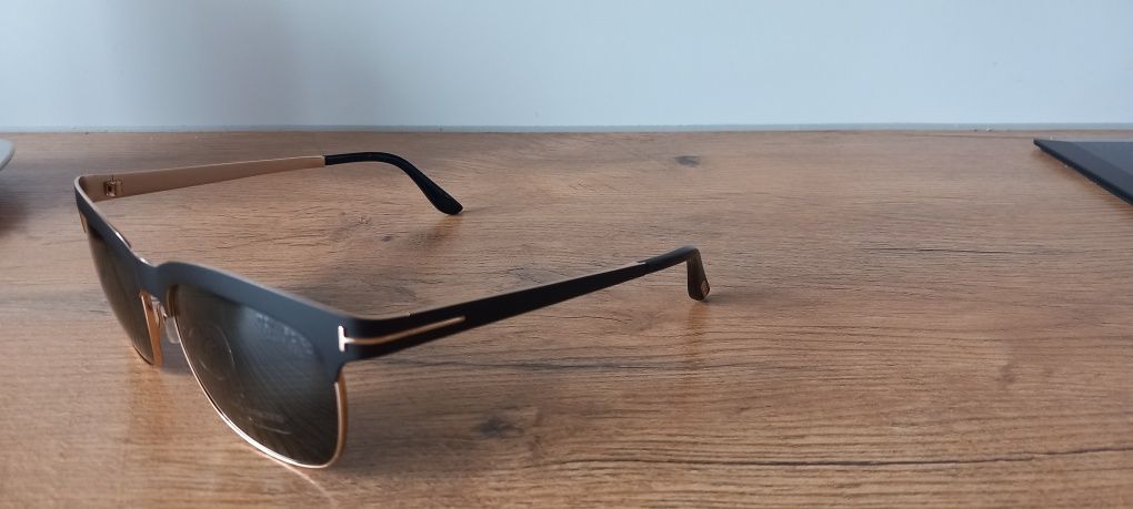 TOM FORD PREMIUM NOWE Polaryzacja oryginalne okulary przeciwsłoneczne
